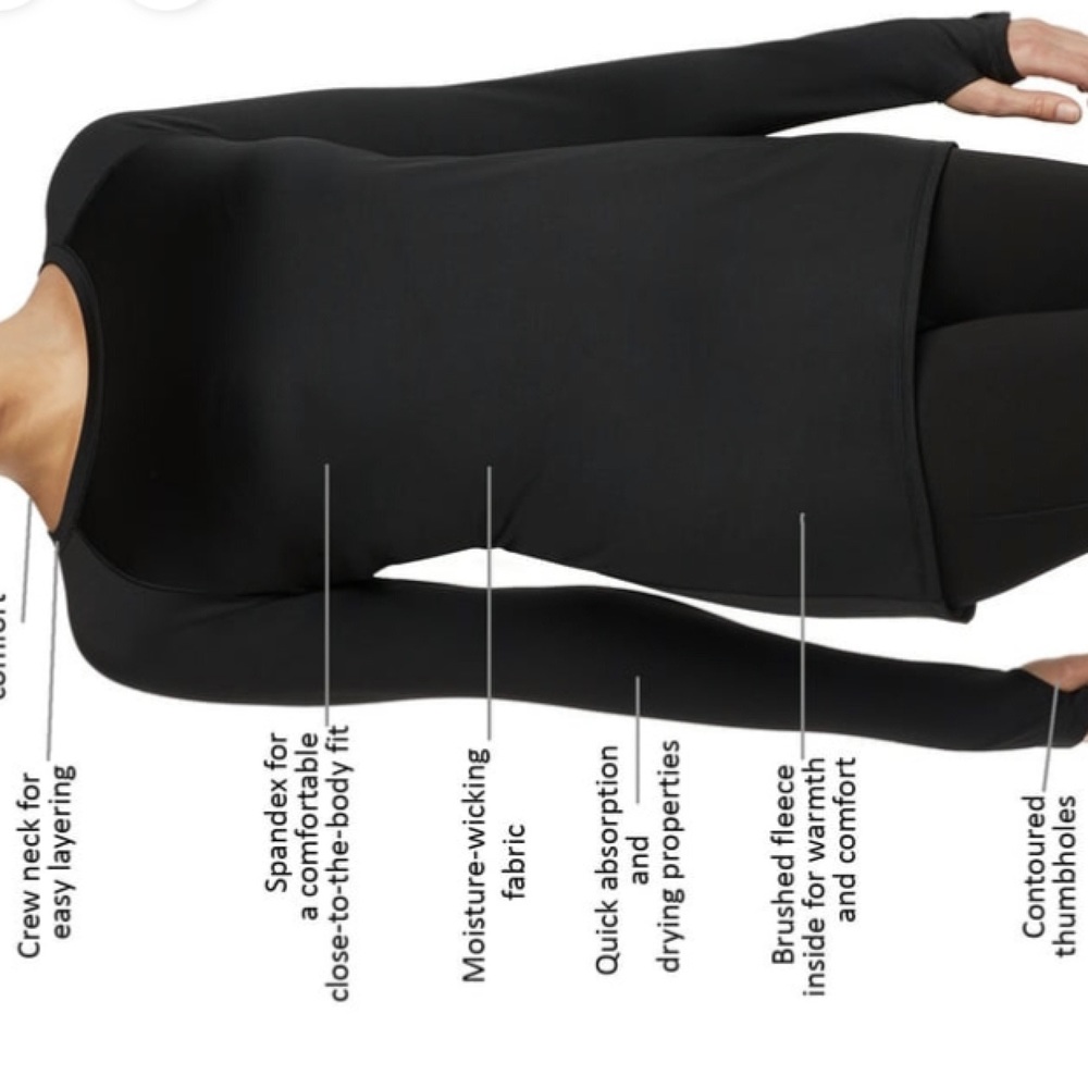 Climate Right long sleeve crew shirt
